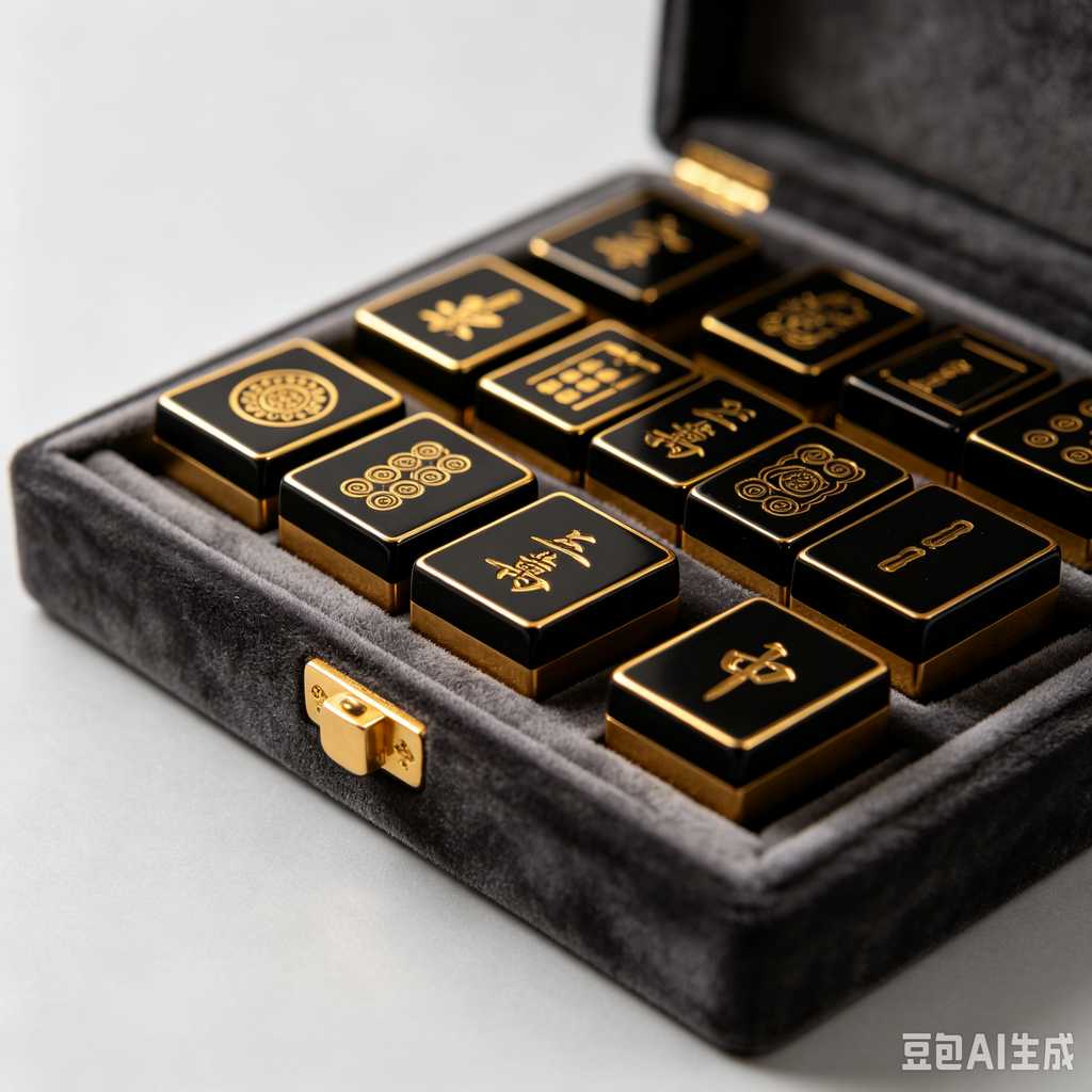 fine polished mahjong set