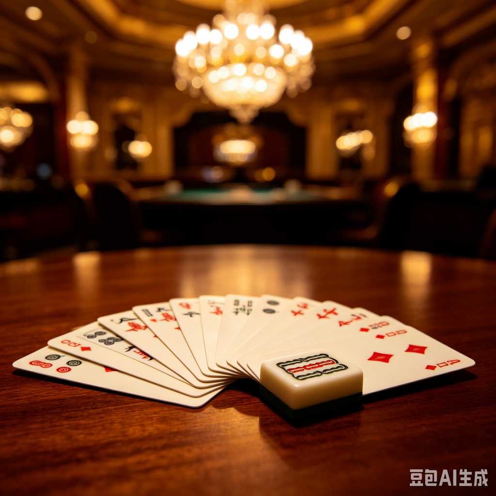 printed logo mahjong set